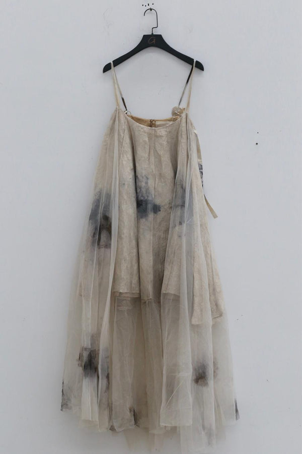 MUTEDANCE double -layer printing and dyeing long skirt MD23SS08